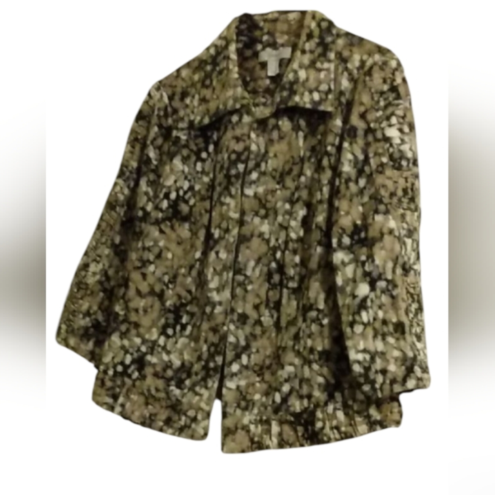 CJ Banks Women's Tan and Black Utility Jacket